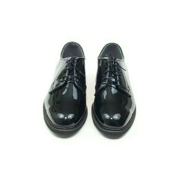 Bates Oxford Shoes 00942 Uniform High Gloss Black Mens US 11 E main image 6